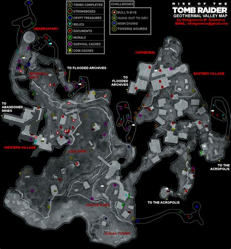 rise of the tomb raider map|rise of the tomb raider interactive map.
